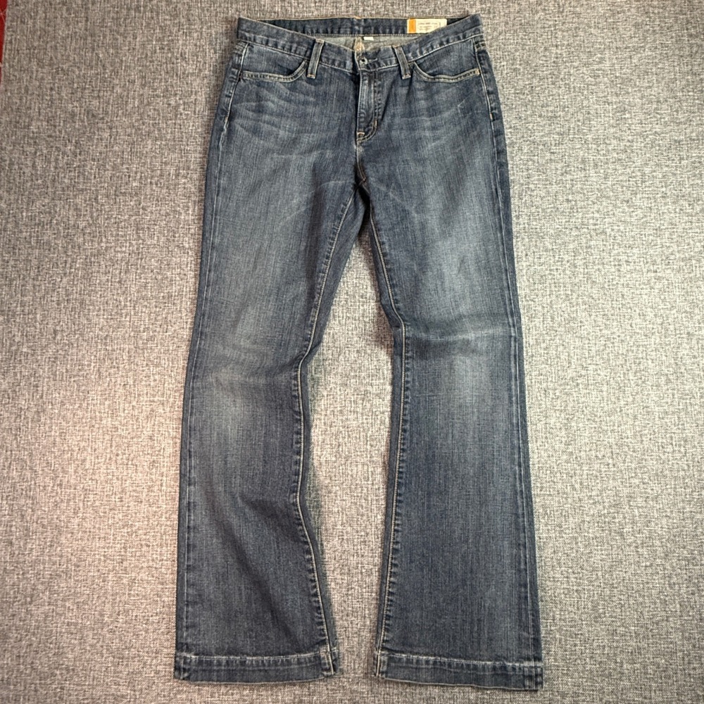 Gap Bootcut Long and Lean Jeans Womens Blue Stretch Denim | 6R